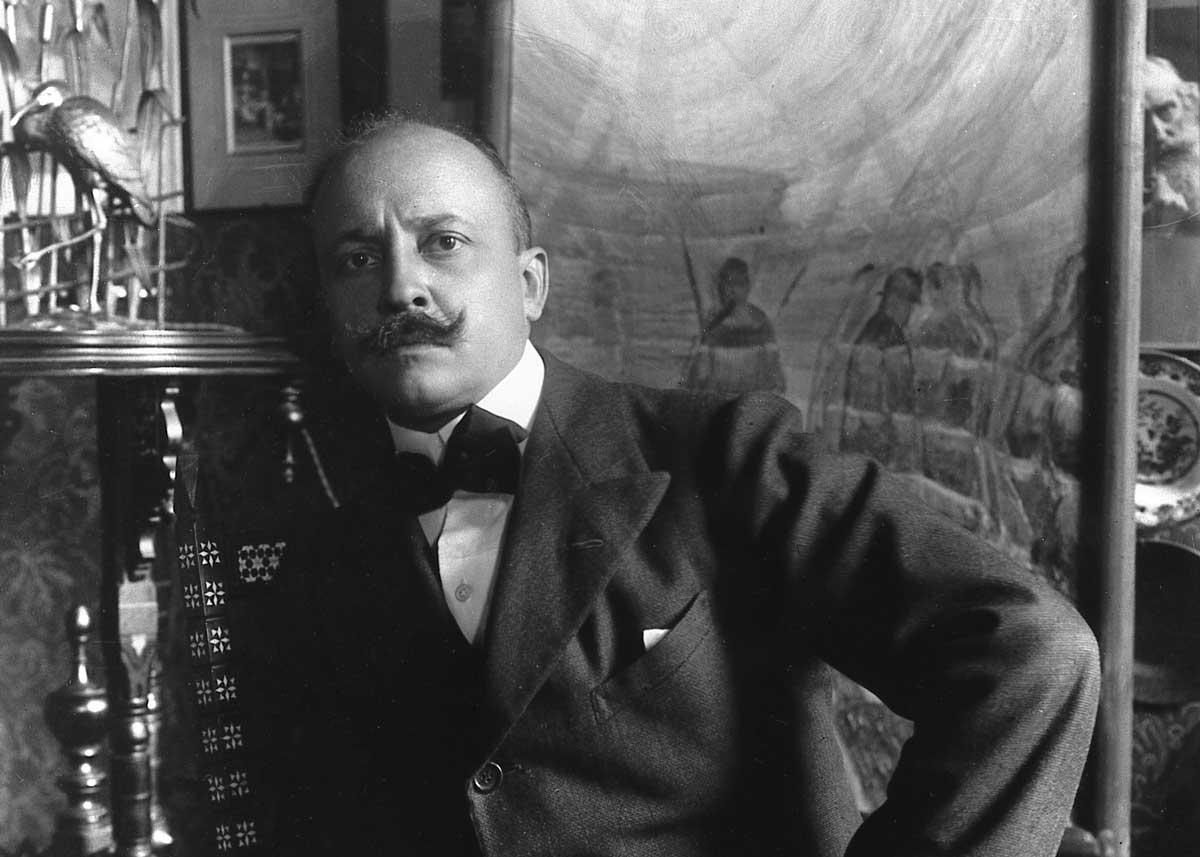 Filippo Tommaso Marinetti, 1920s © Bridgeman Images. Filippo Tommaso Marinetti, 1920s © Bridgeman Images.